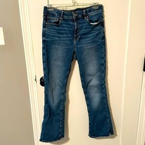 American Eagle High Rise Skinny Kick Jeans